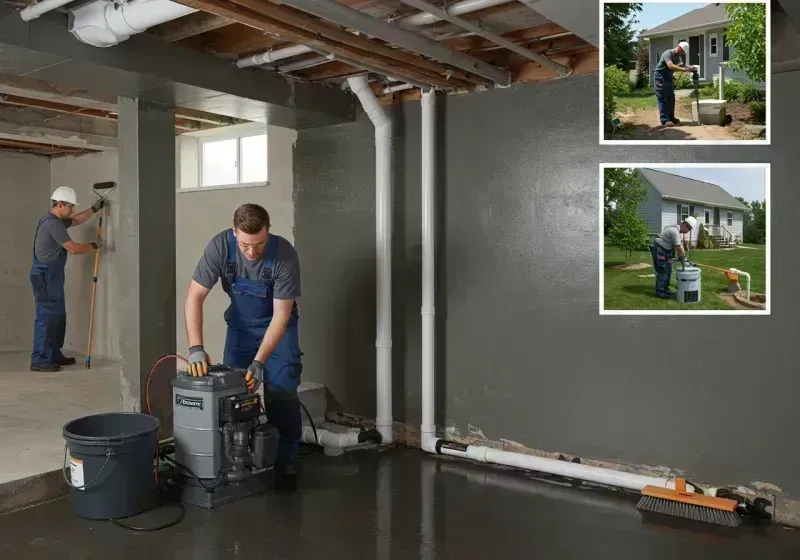 Basement Waterproofing and Flood Prevention process in Gillespie, IL